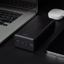 Power Banks – Powerbank 30000 mAh USB-C USB-A - black - Carlat