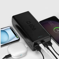 Power Banks – Powerbank 30000 mAh USB-C USB-A - black - Carlat