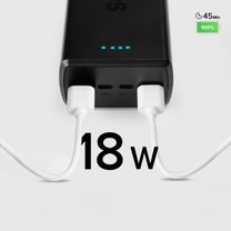 Power Banks – Powerbank 30000 mAh USB-C USB-A - black - Carlat