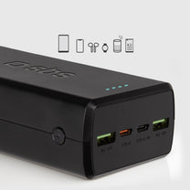 Power Banks – Powerbank 30000 mAh USB-C USB-A - black - Carlat