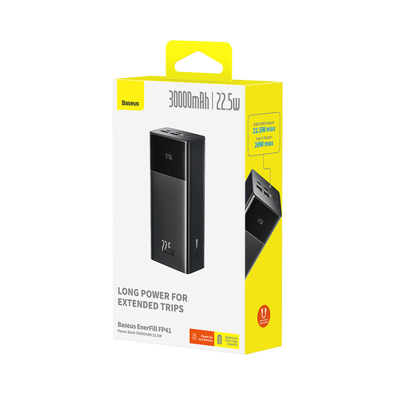 Power Banks – Powerbank 30000mAh 22.5W with USB-A - USB-C - Carlat