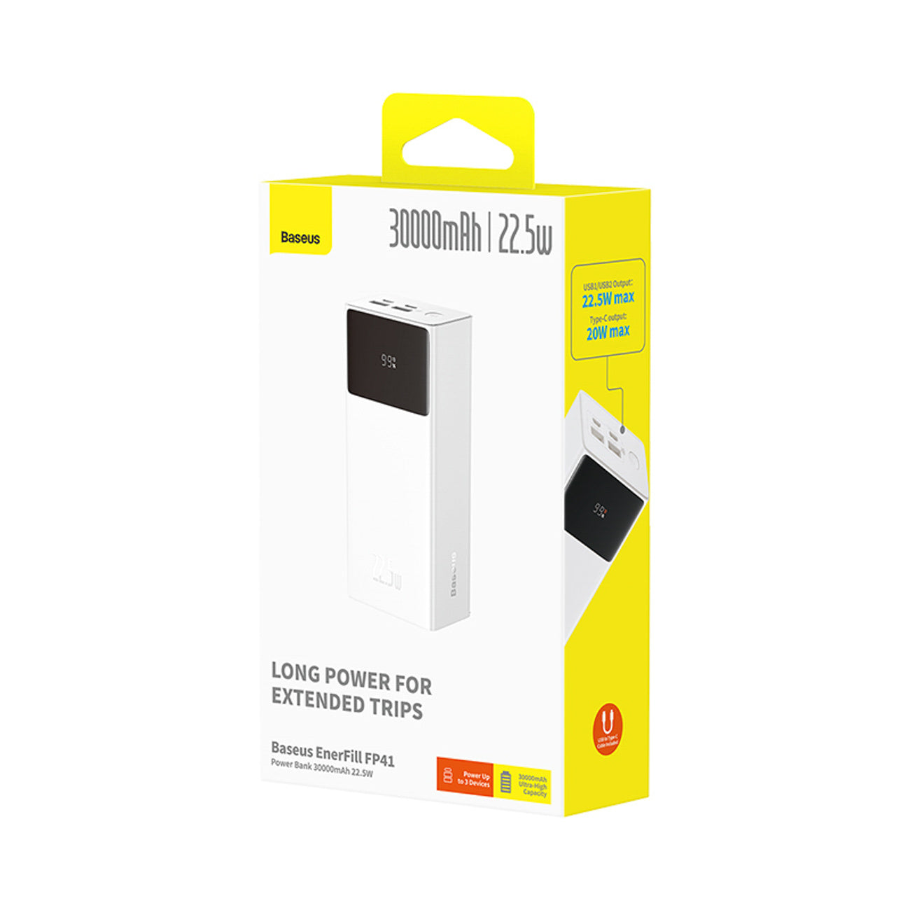 Power Banks – Powerbank 30000mAh 22.5W with USB-A - USB-C - Carlat