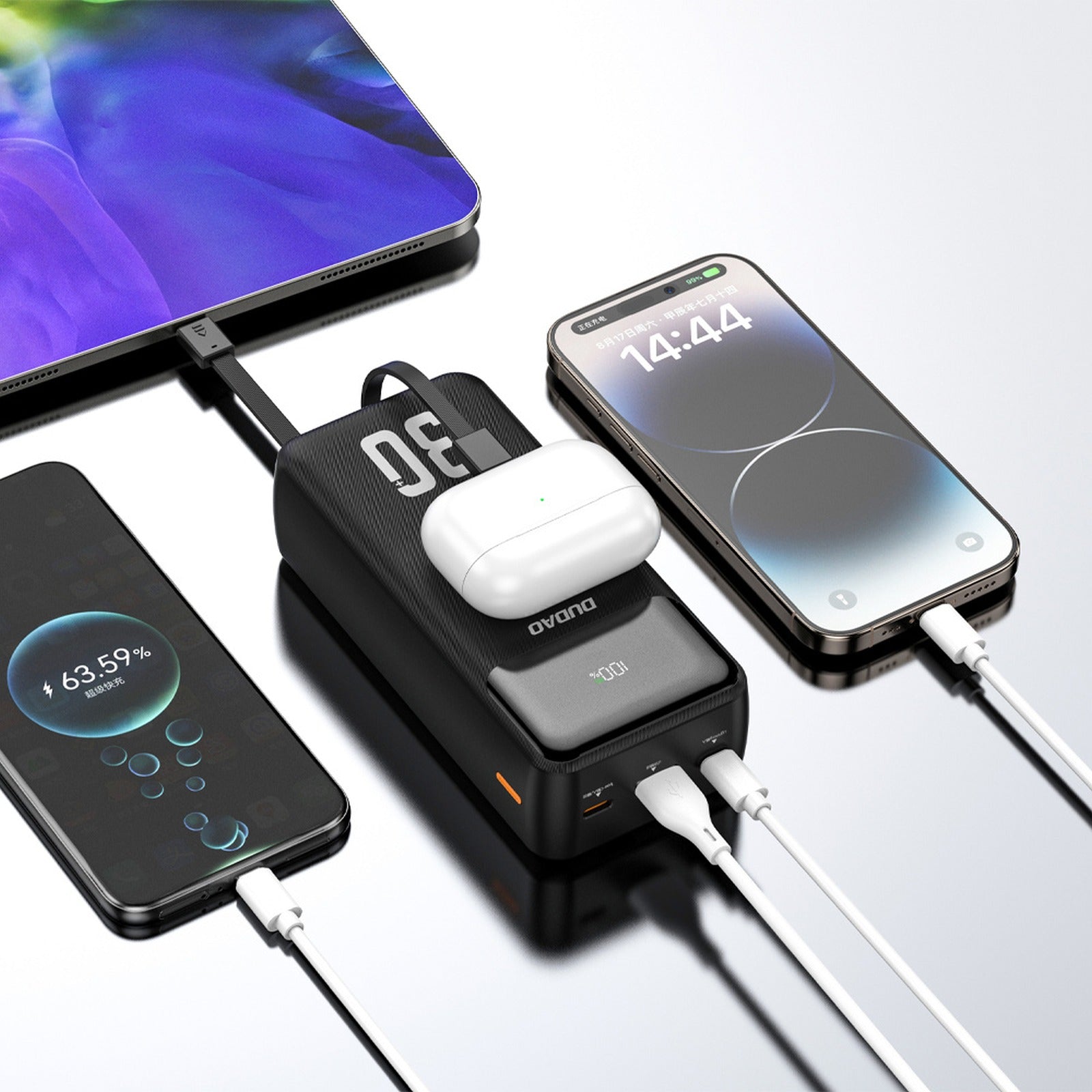 Power Banks – Powerbank 30000mAh USB-A USB-C K15Max PD 22.5W - Carlat