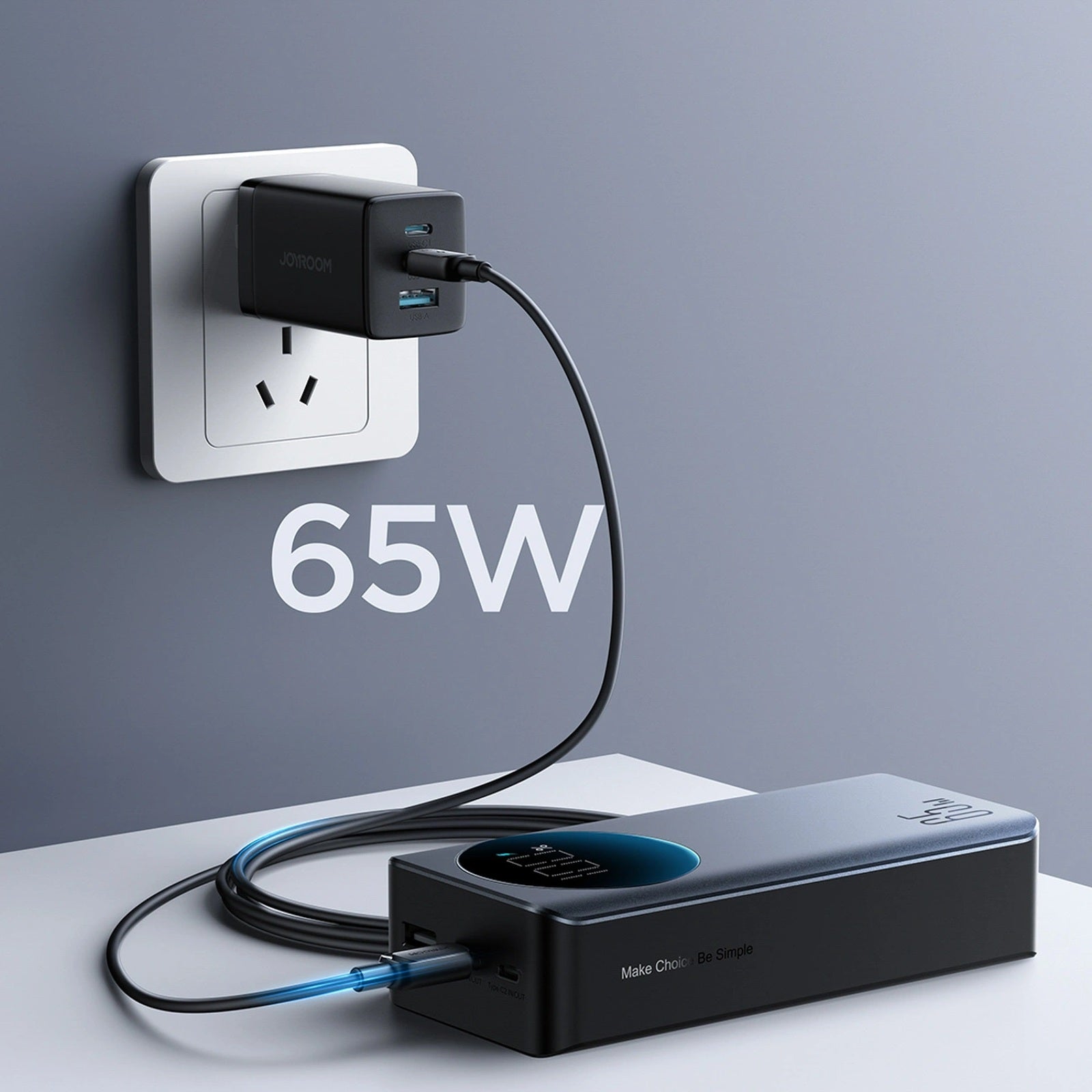 Power Banks – Powerbank 30000mAh USB-A USB-C with 65W display - Carlat