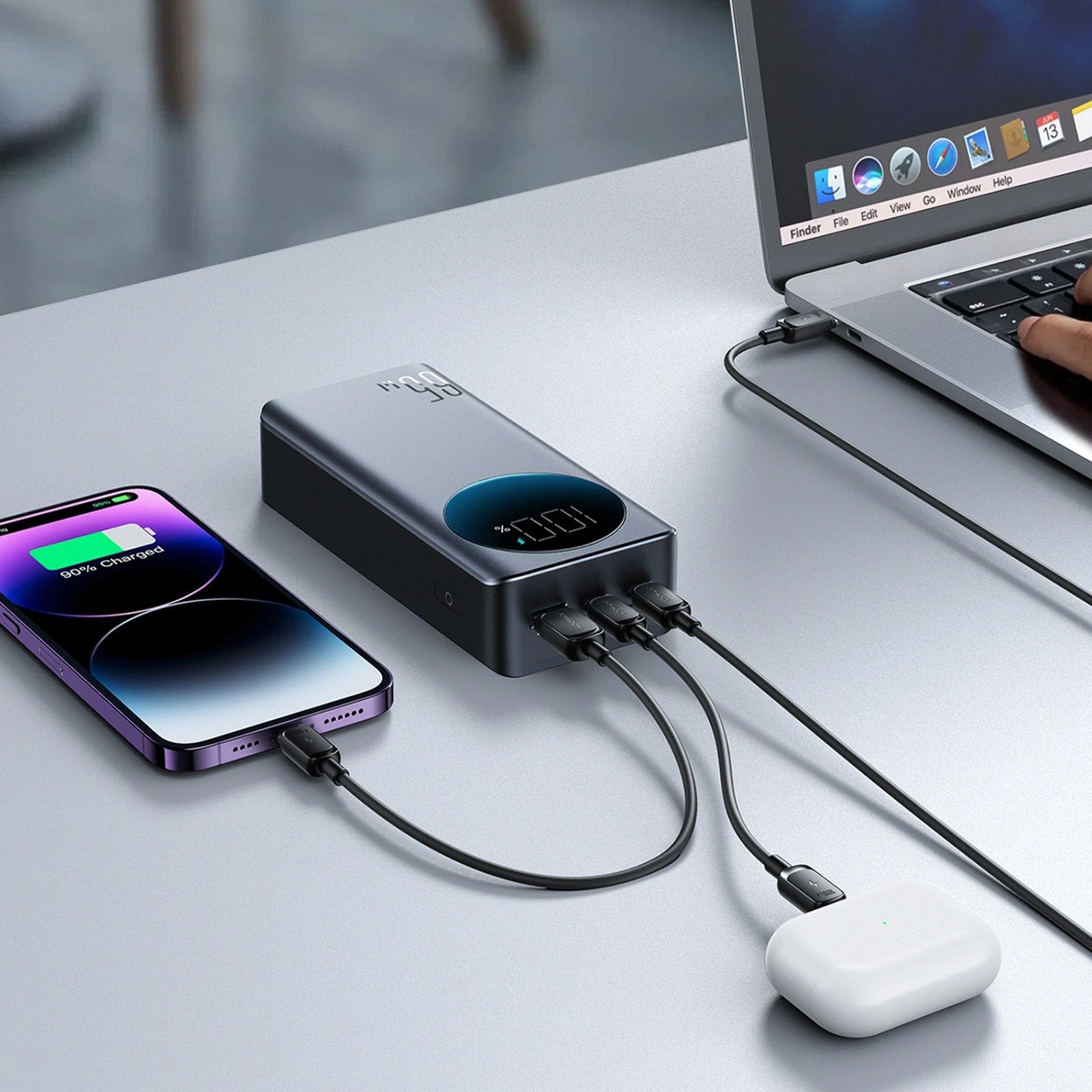 Power Banks – Powerbank 30000mAh USB-A USB-C with 65W display - Carlat