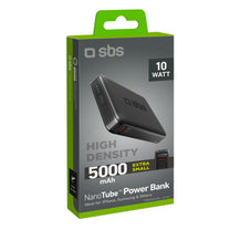 Power Banks – Powerbank 5000 mAh USB-C NanoTube - black - Carlat