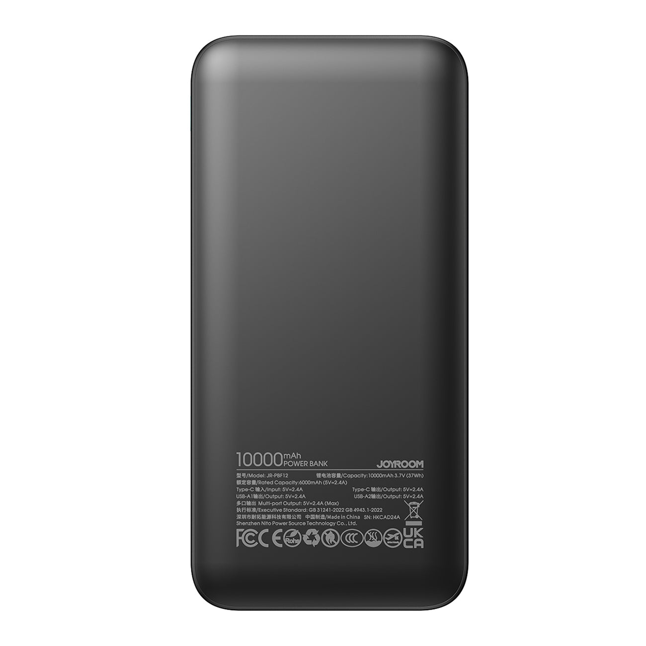 Power Banks – Powerbank JR-PBF12 10000mAh 2.4A 2x USB-A 1x - Carlat