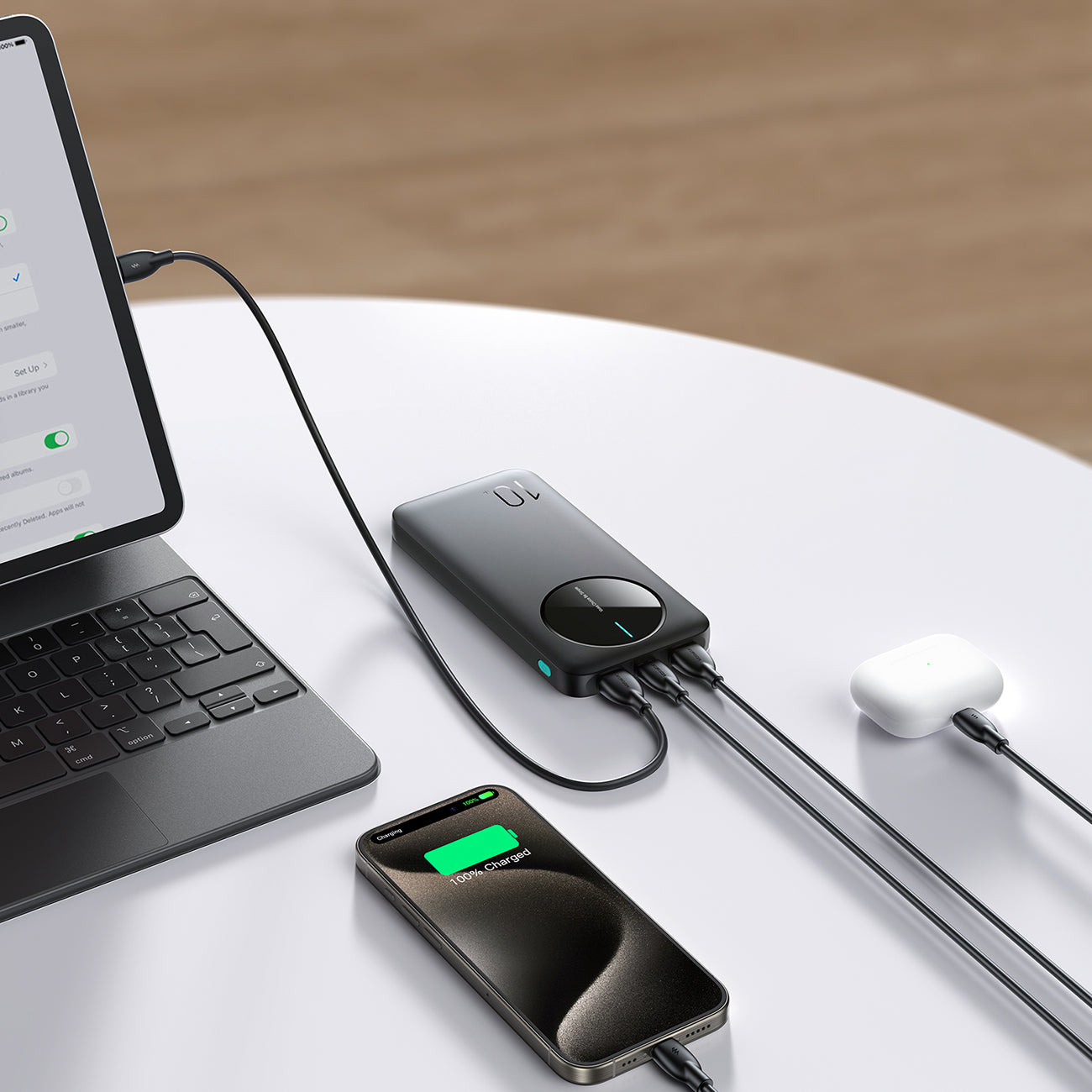 Power Banks – Powerbank JR-PBF12 10000mAh 2.4A 2x USB-A 1x - Carlat
