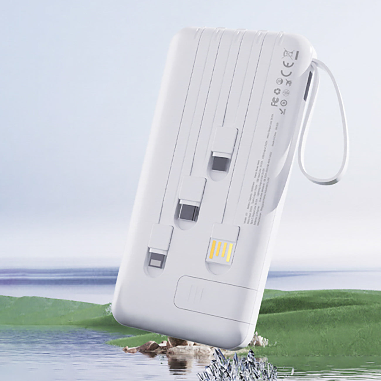 Power Banks – Powerbank K11 10000mAh with built-in cables - Carlat