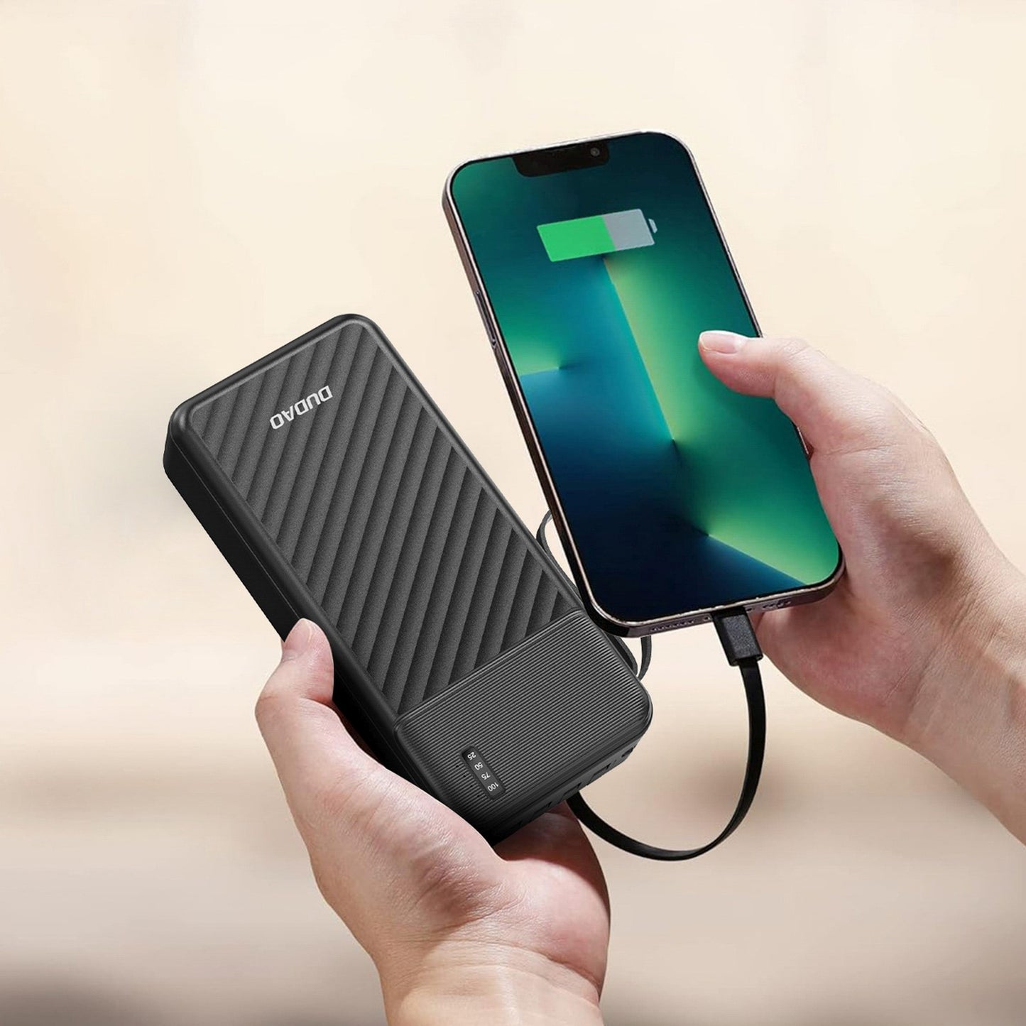 Power Banks – Powerbank K11 Max 30000mAh with built-in cables - Carlat
