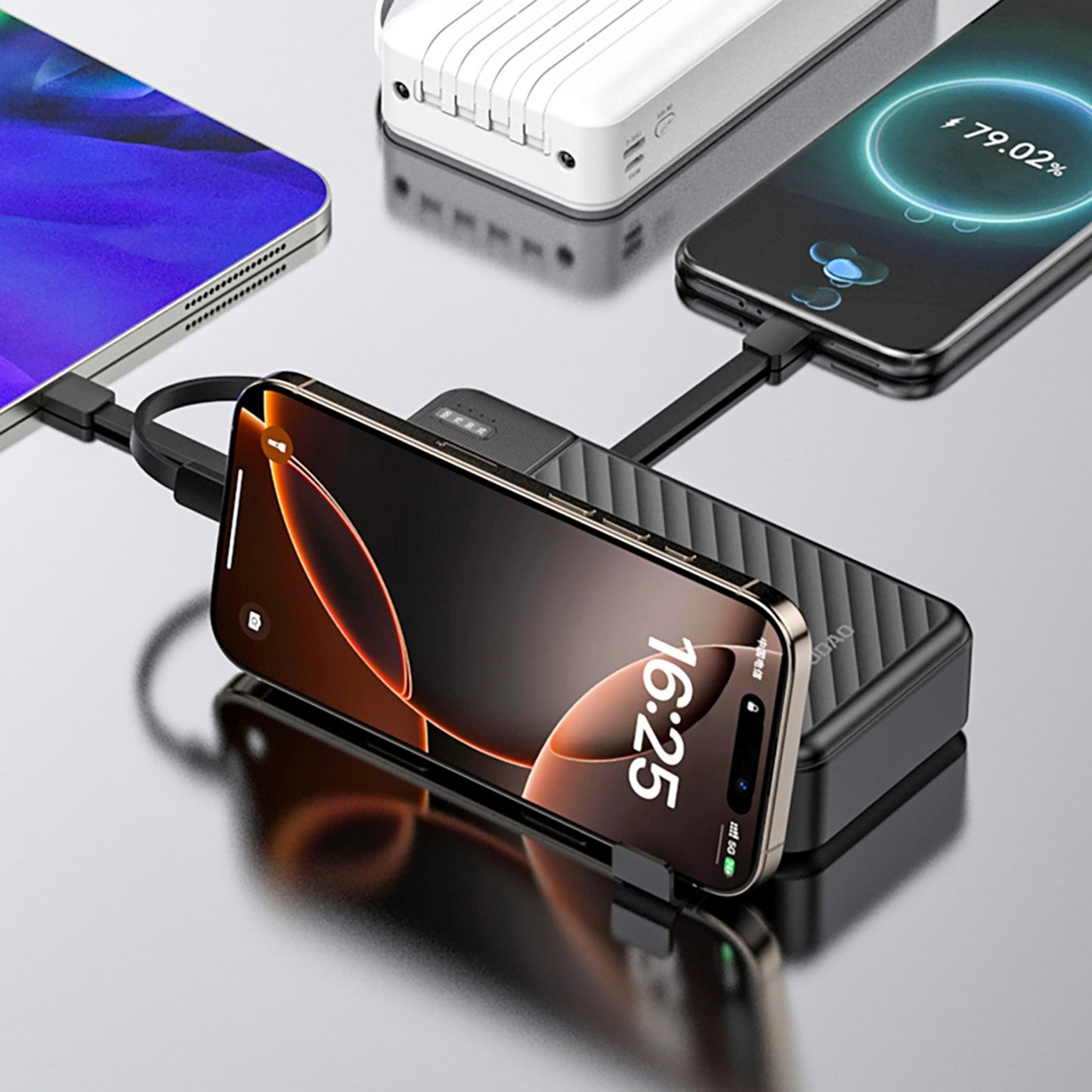 Power Banks – Powerbank K11 Pro 20000mAh with built-in cables - Carlat