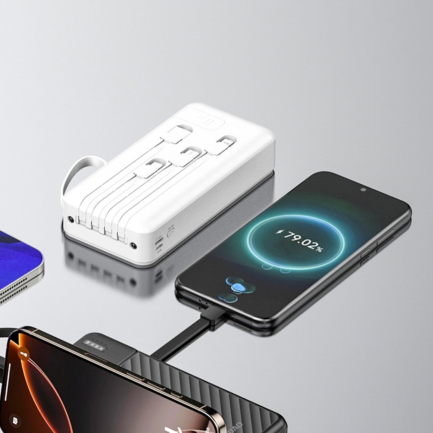 Power Banks – Powerbank K11 Pro 20000mAh with built-in cables - Carlat