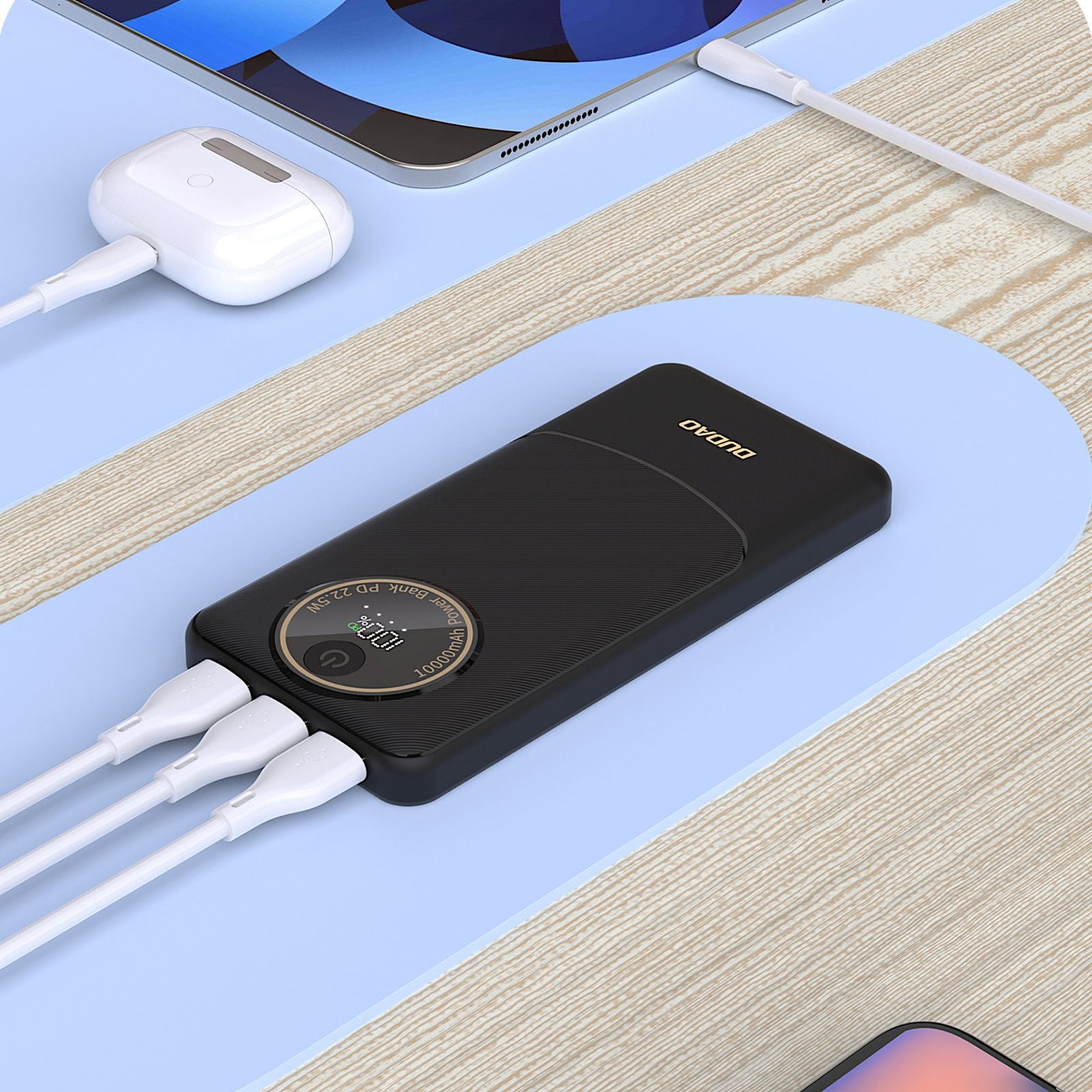 Power Banks – Powerbank K12 10000mAh USB-A USB-C PD 22.5W - Carlat