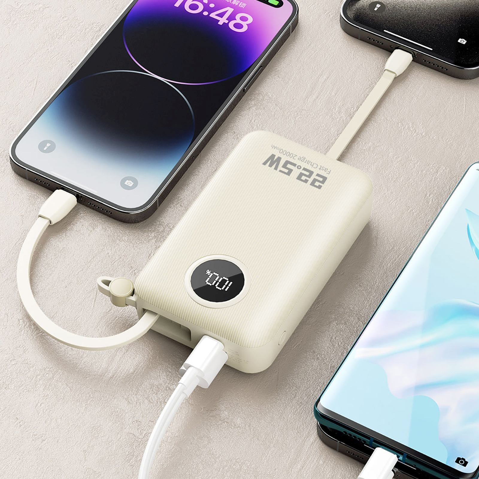 Power Banks – Powerbank K14+ 20000mAh 22.5W USB-C USB-A with - Carlat