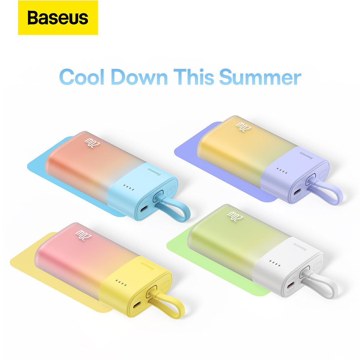 Power Banks – Powerbank Popsicle 5200mAh 20W with Lightning cable - Carlat