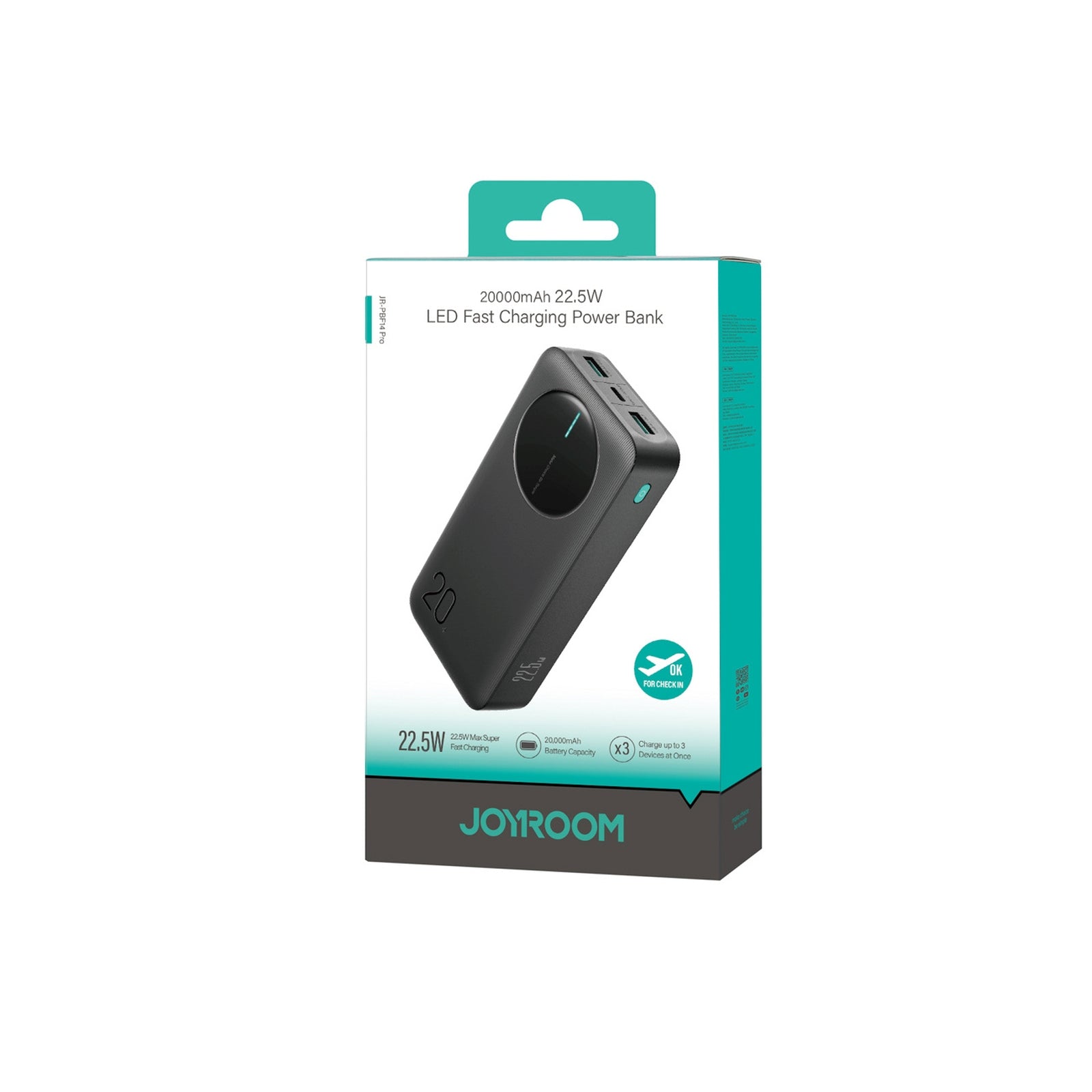 Power Banks – Powerbank with digital display 20000mAh USB-A USB-C - Carlat