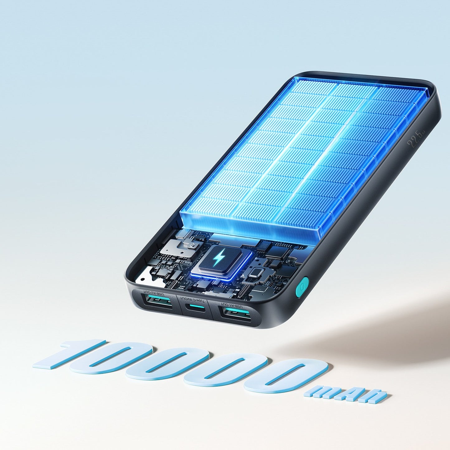 Power Banks – Powerbank with digital display 20000mAh USB-A USB-C - Carlat