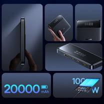 Power Banks – Powerbank with display Blade H1 20000mAh USB-A - Carlat