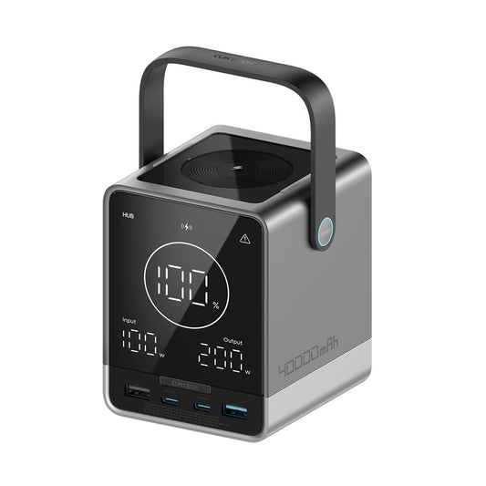 Power Banks – Powerbank with wireless charging 40000mAh USB-C USB-A - Carlat