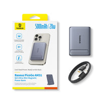 Power Banks – Ultra-thin 5000mAh powerbank with cable stand PicoGo - Carlat