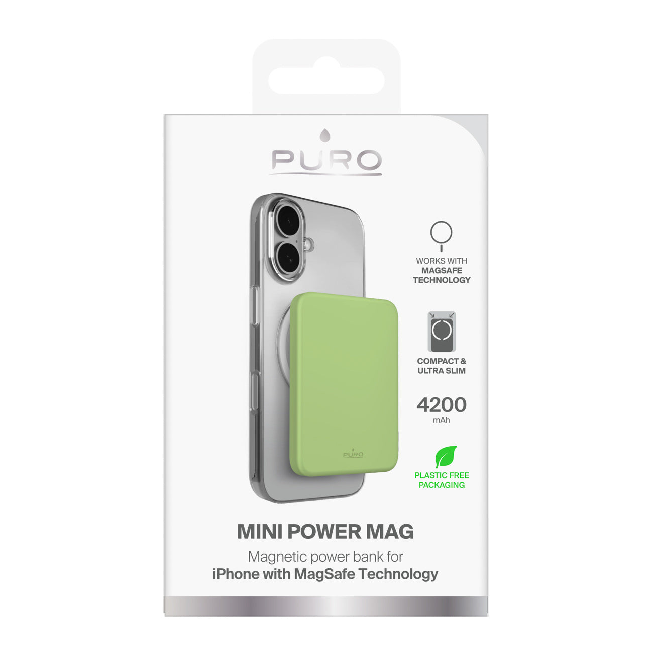 Power Banks – Ultra-thin magnetic power bank 4200mAh USB-C MagSafe - Carlat