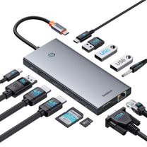 Power Connector Adapters – 13in1 HUB adapter PortalJoy Series USB-C - Carlat
