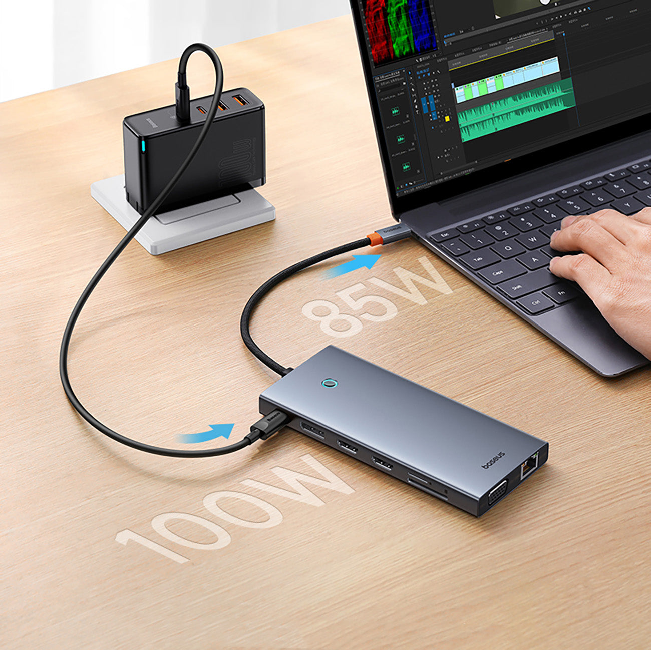 Power Connector Adapters – 13in1 HUB adapter PortalJoy Series USB-C - Carlat
