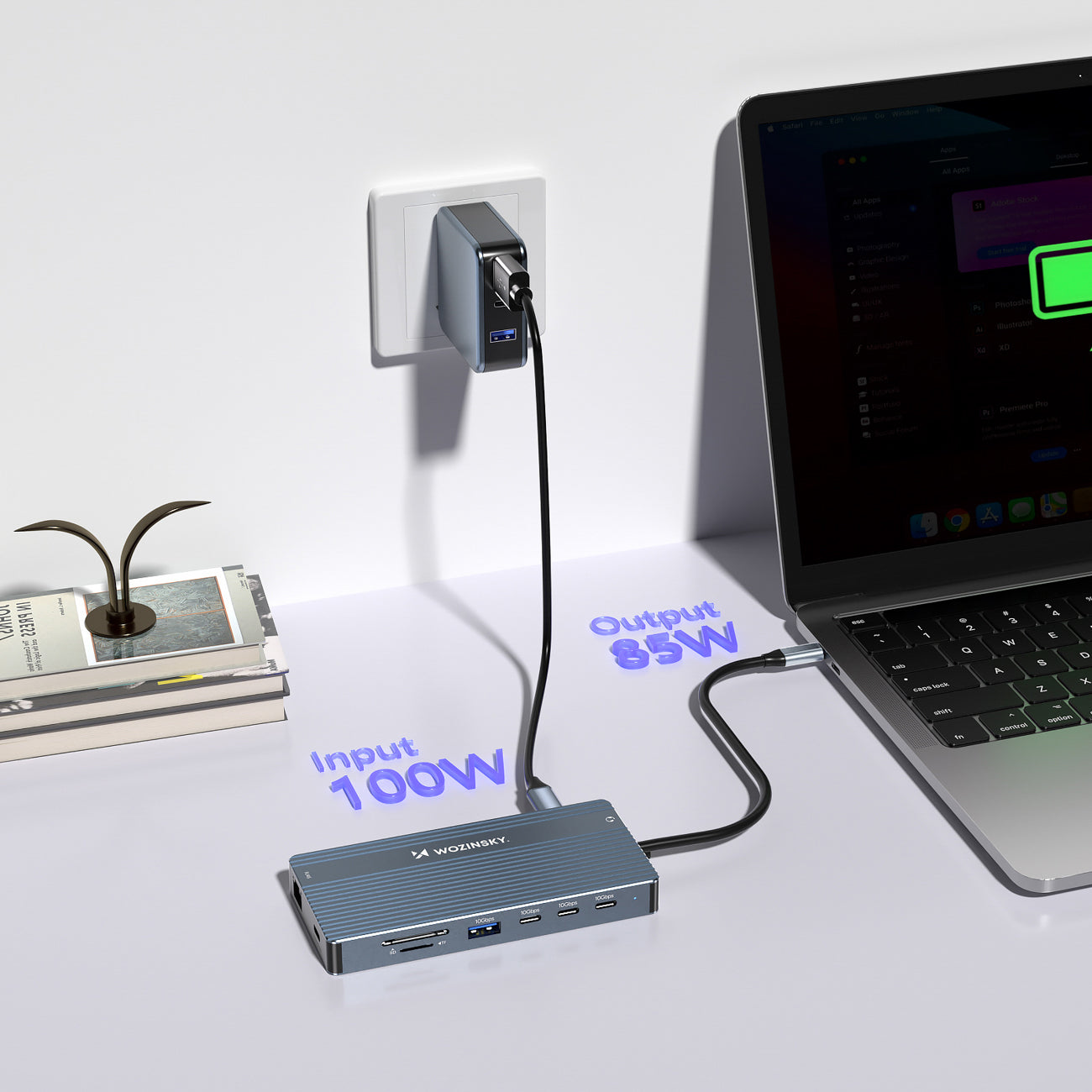 Power Connector Adapters – 14in1 HUB for 3 monitors USB-A - Carlat
