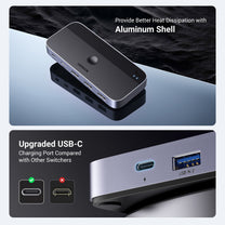 Power Connector Adapters – 2-in-4 switch for 2 computers USB - Carlat