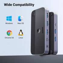 Power Connector Adapters – 2-in-4 switch for 2 computers USB - Carlat