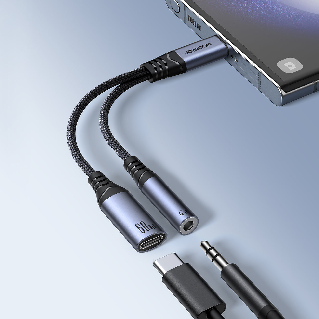 Power Connector Adapters – 2in1 Adapter charger + headphones USB-C - Carlat