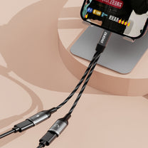 Power Connector Adapters – 2in1 USB-C splitter adapter for power - Carlat