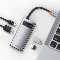 Power Connector Adapters – 4in1 Multifunctional HUB Metal Gleam USB-C - Carlat