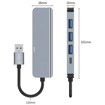 Power Connector Adapters – 5in1 HUB USB-A to USB-A USB-C - Carlat