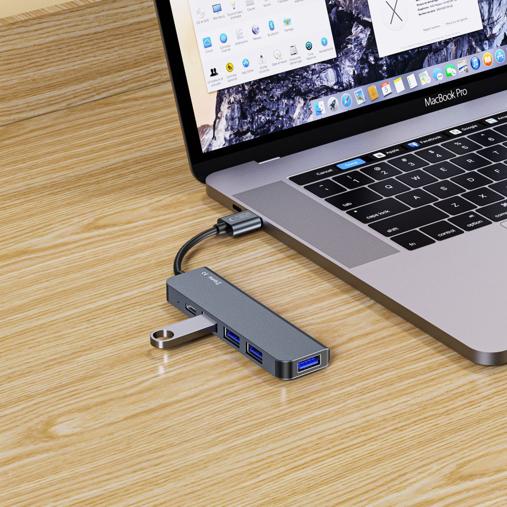 Power Connector Adapters – 5in1 HUB USB-A to USB-A USB-C - Carlat