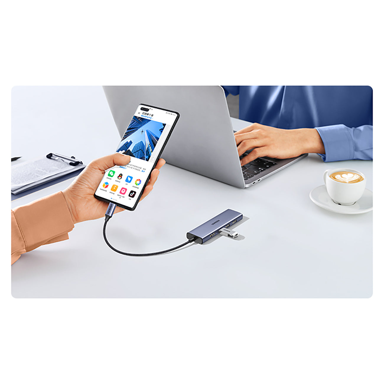 Power Connector Adapters – 6in1 HUB Adapter USB-C - HDMI - Carlat