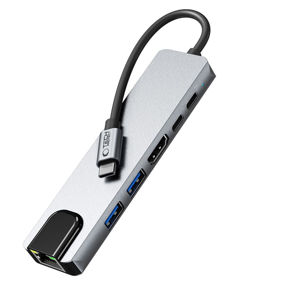 Power Connector Adapters – 6in1 HUB Adapter USB-C USB-A HDMI - Carlat