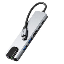 Power Connector Adapters – 6in1 HUB Adapter USB-C USB-A HDMI - Carlat