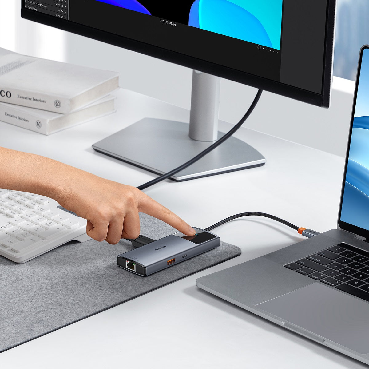 Power Connector Adapters – 6in1 HUB Adapter USB-C to USB-A - Carlat