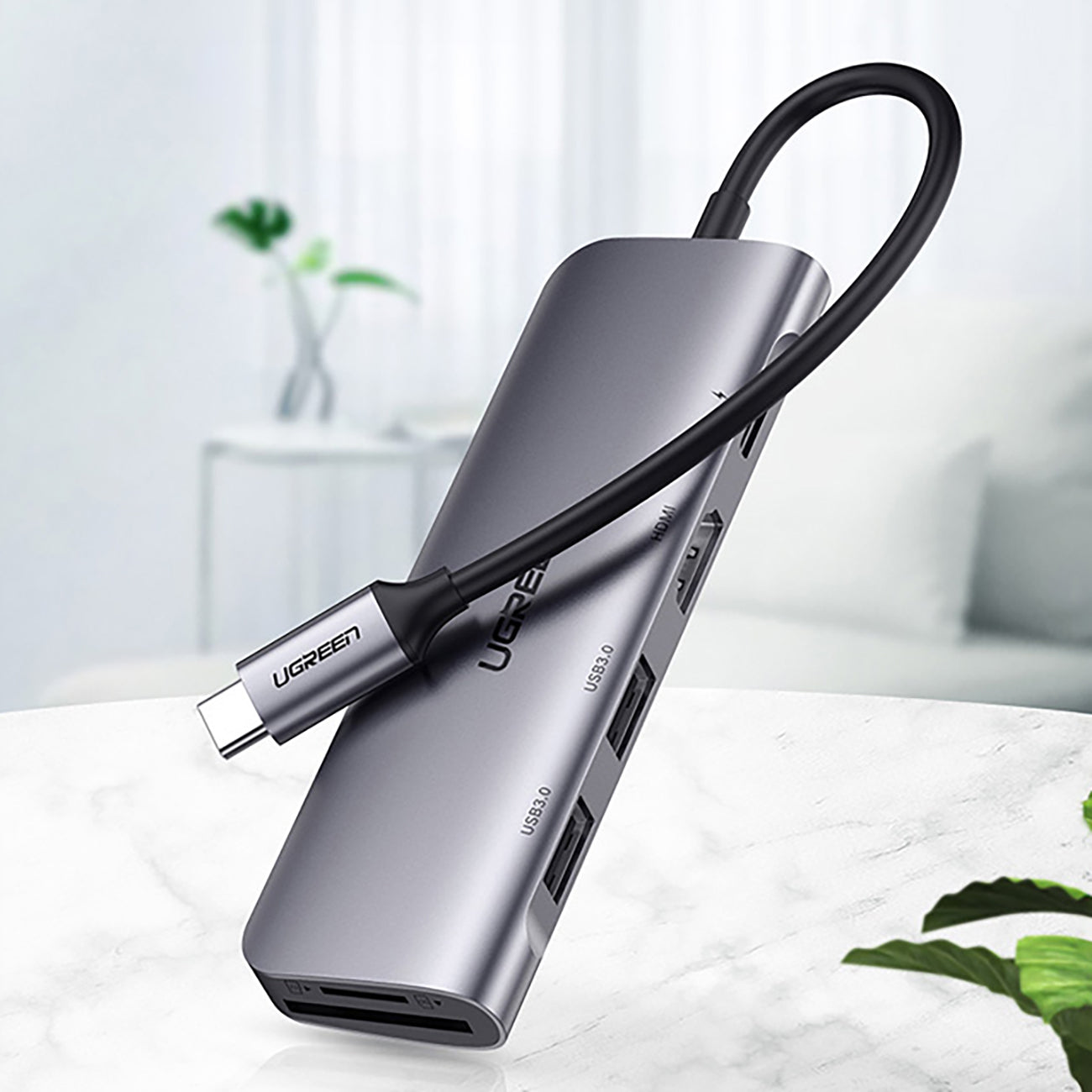 Power Connector Adapters – 6in1 HUB adapter USB-C - HDMI - Carlat