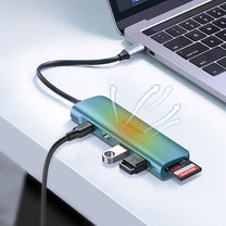 Power Connector Adapters – 6in1 HUB adapter USB-C - HDMI - Carlat