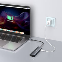 Power Connector Adapters – 6in1 Hub USB-A USB-C DisplayPort HDMI - Carlat
