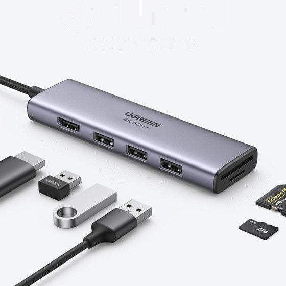 Power Connector Adapters – 6in1 multifunctional USB-C HUB - 3x - Carlat