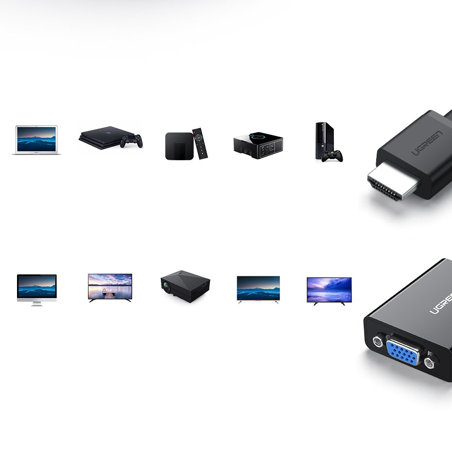 Power Connector Adapters – Adapter HDMI - VGA micro USB - Carlat