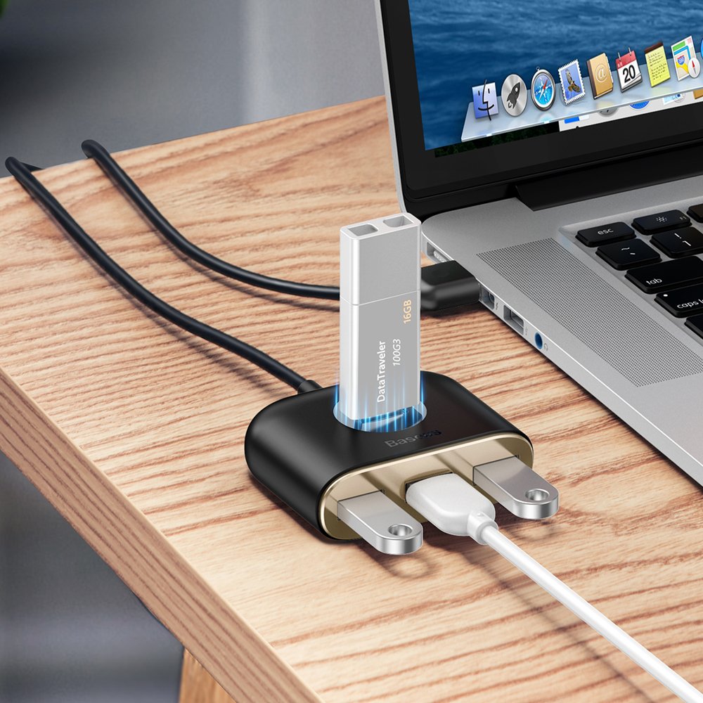 Power Connector Adapters – Adapter HUB 4in1 USB Adapter USB3.0 - Carlat