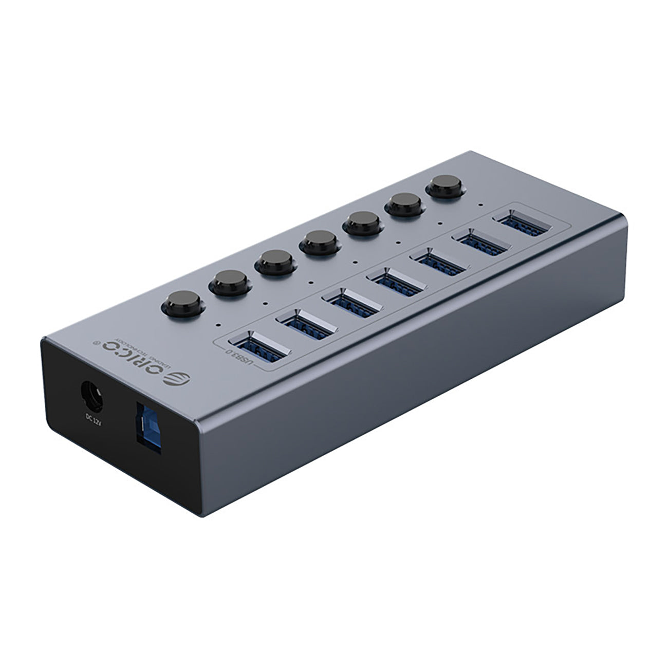 Power Connector Adapters – BT2U3-7AB hub with 7x USB-A switches - Carlat