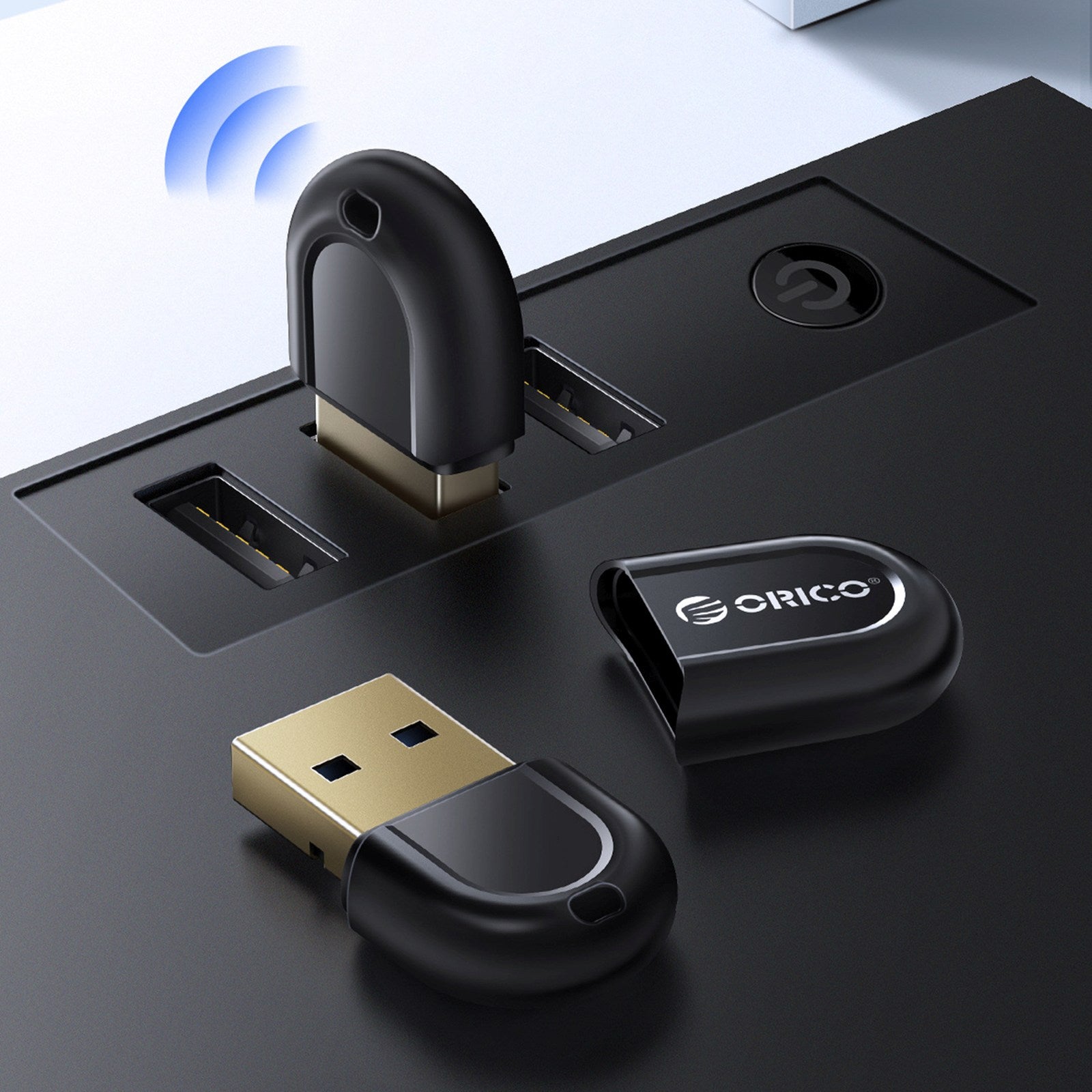Power Connector Adapters – Bluetooth 5.3 USB-A adapter - black - Carlat