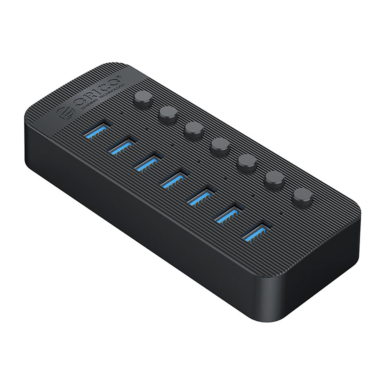 Power Connector Adapters – CT2U3-7AB hub with 7x USB-A switches - Carlat
