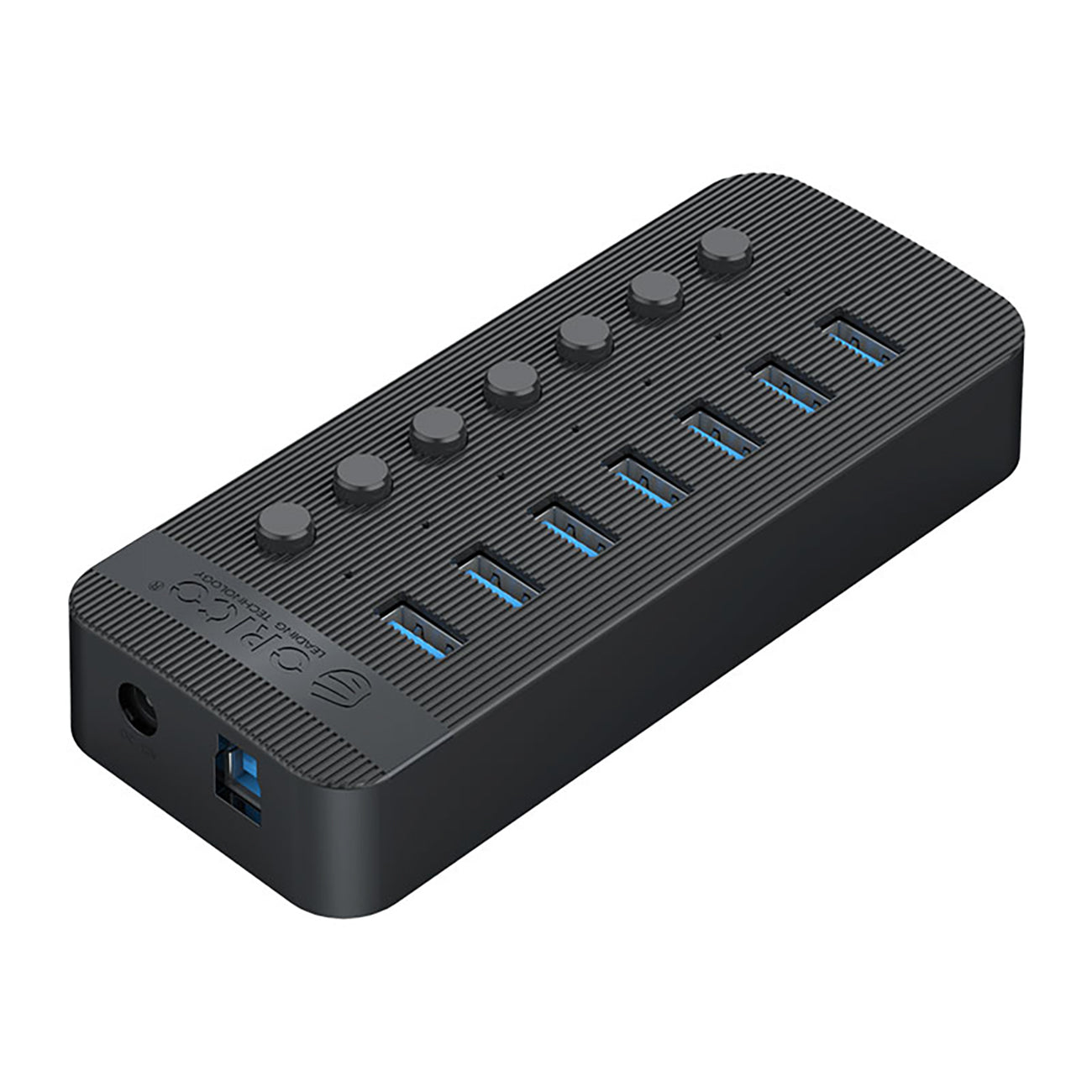 Power Connector Adapters – CT2U3-7AB hub with 7x USB-A switches - Carlat