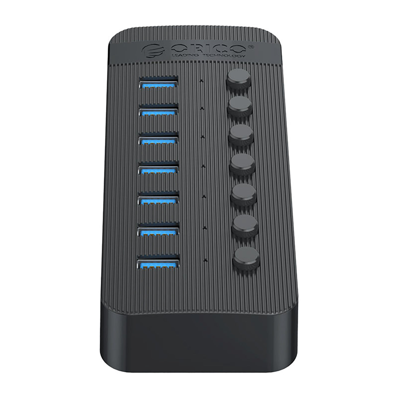 Power Connector Adapters – CT2U3-7AB hub with 7x USB-A switches - Carlat